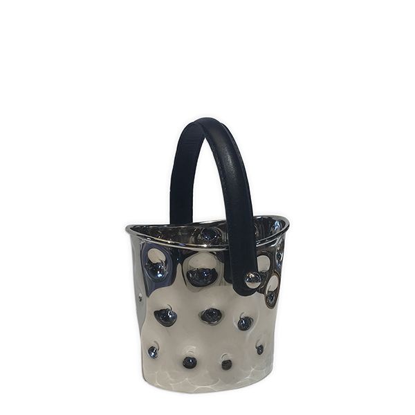 culinary concepts Polo Bottle Cooler with Black Leather Handle