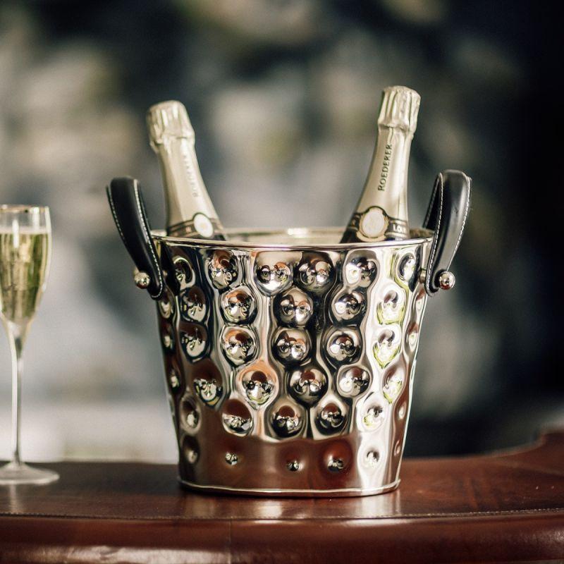 Culinary Concepts Polo Wine Cooler With Black Leather Handles