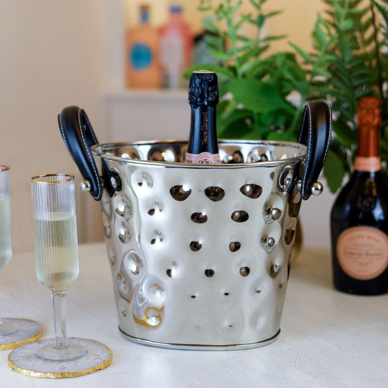 Culinary Concepts Polo Wine Cooler With Black Leather Handles