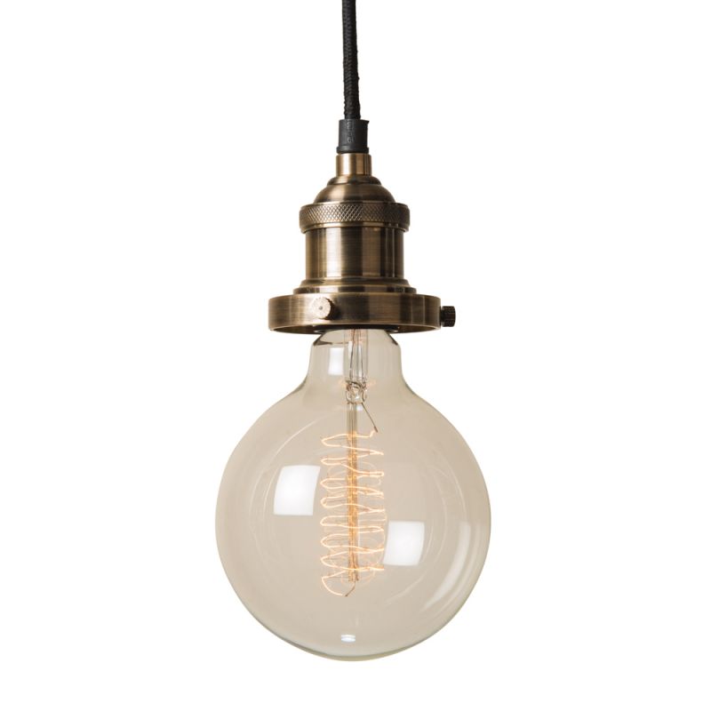 culinary concepts Prohibition Pendant Fitment - Antique Brass