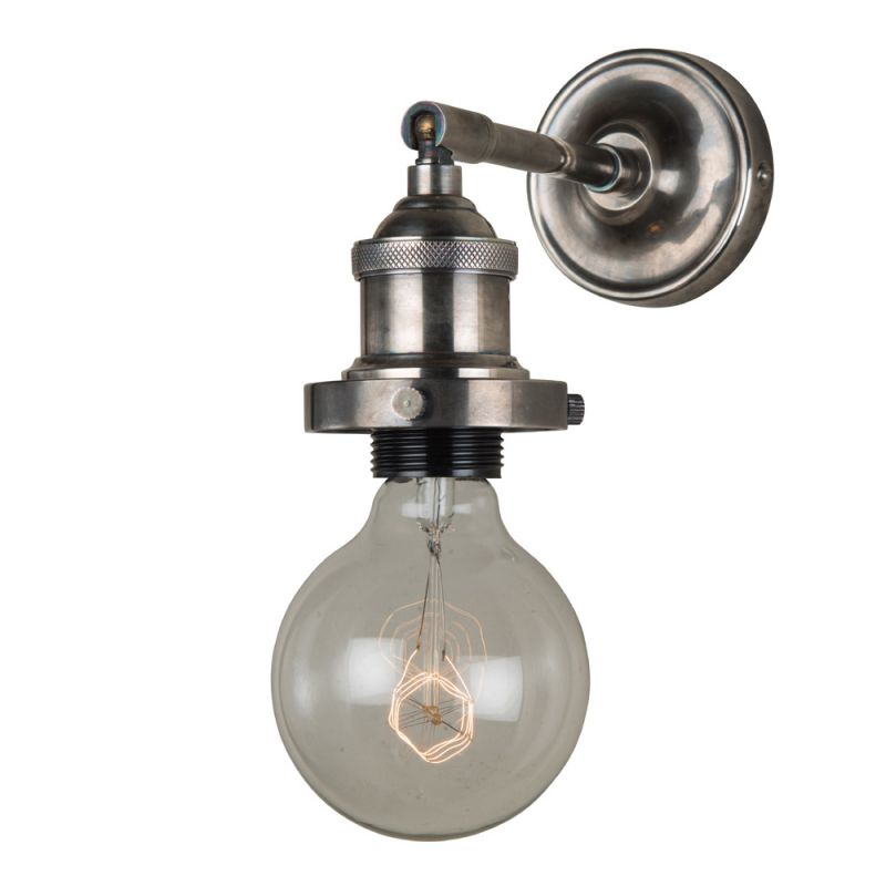 Culinary Concepts Prohibition Straight Adjustable Wall Fitment - Antique Silver