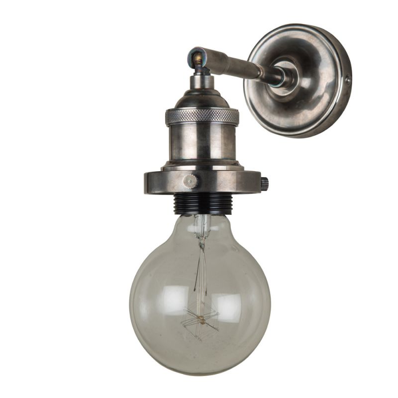 culinary concepts Prohibition Straight Adjustable Wall Fitment - Antique Silver