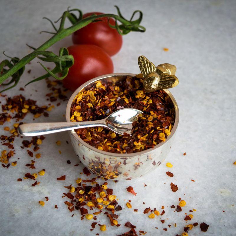 Culinary Concepts Queen Bee Small Hammered Bowl & Spoon