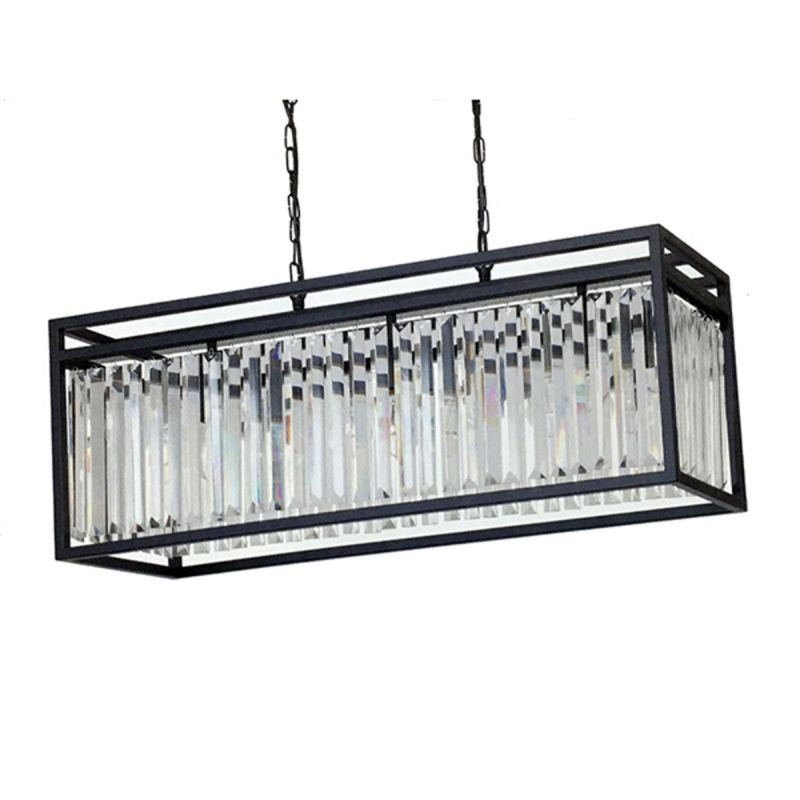 culinary concepts Roosevelt Crystal Triple Chandelier