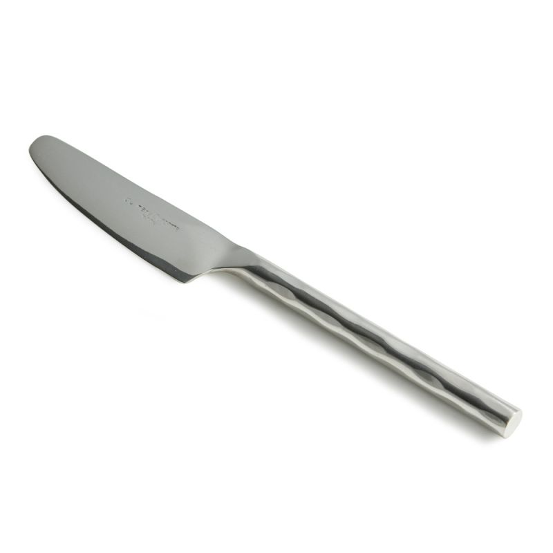 culinary concepts Round Hammered Dessert / Appetiser Knife