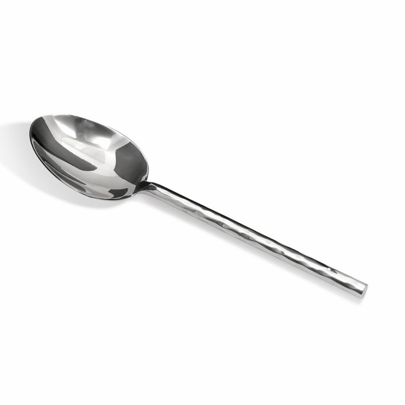 culinary concepts Round Hammered Medium Serving Spoon | HANDMADE TO ORDER