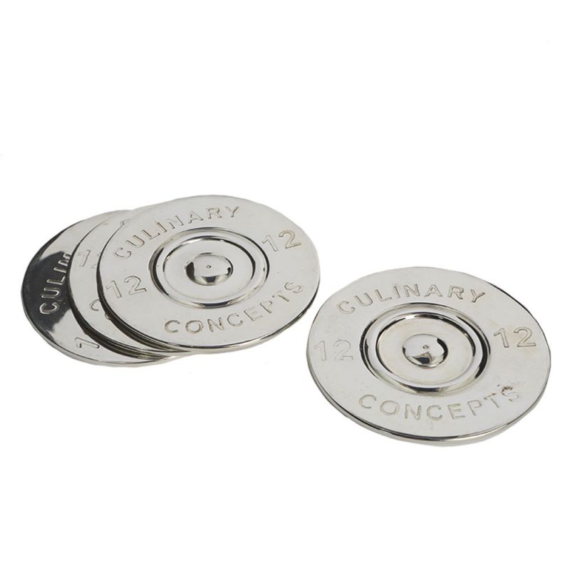 culinary concepts Set of Four Cartridge Bottle Coasters