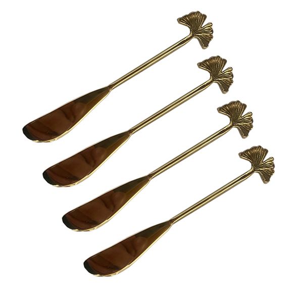 culinary concepts Set of Four Ginkgo Butter Knife / Spreader