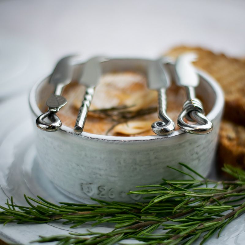 Culinary Concepts Set Of Four Mini Cheese Knives - Mixed Designs