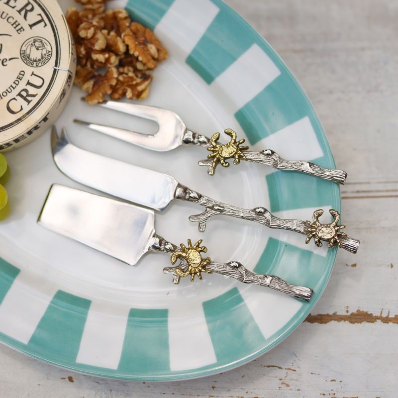 Culinary Concepts Set Of Three Crab Cheese Utensils