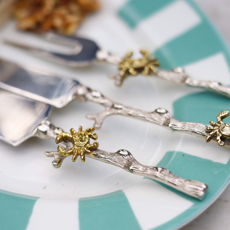 Culinary Concepts Set Of Three Crab Cheese Utensils