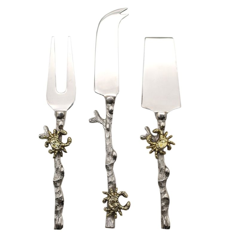 culinary concepts Set of Three Crab Cheese Utensils