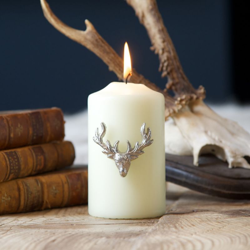 Culinary Concepts Set Of Three Small Stag Antler Candle Pins