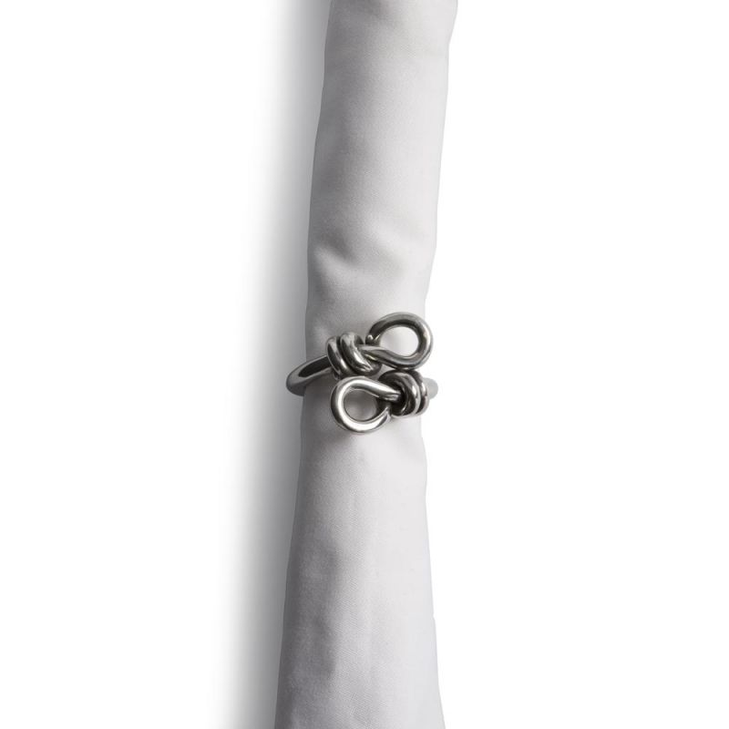 culinary concepts Single Polished Knot Napkin Ring | HANDMADE TO ORDER