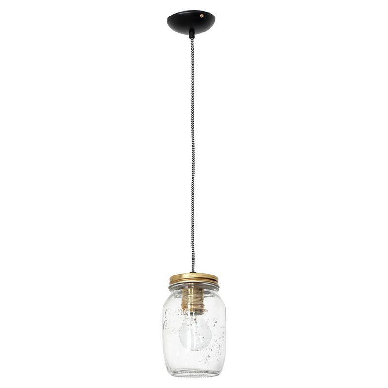 culinary concepts Single Preserve Jar Pendant Light