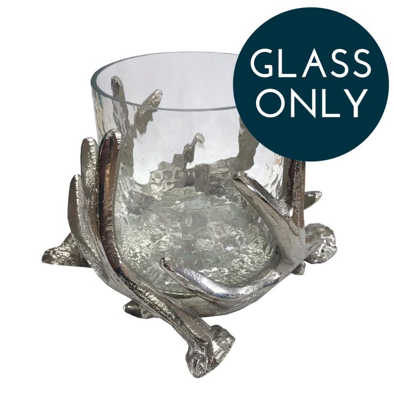 culinary concepts Small Antler Tea Light Holder | REPLACEMENT GLASS ONLY