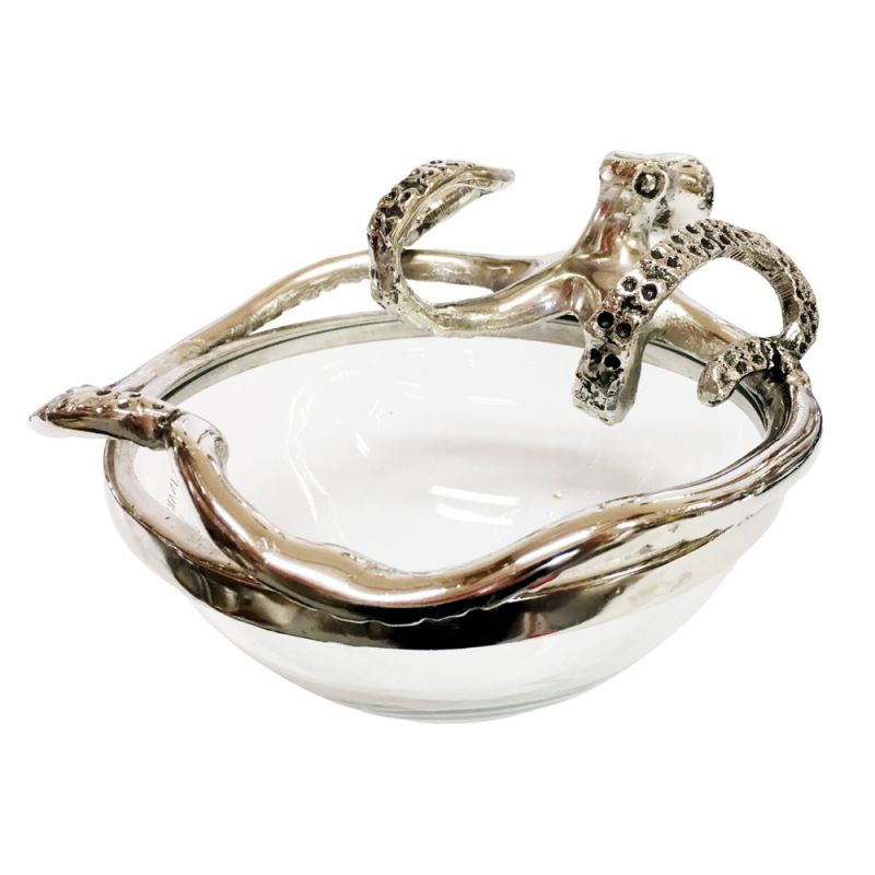 Culinary Concepts Small Octopus Glass Bowl & Mini Octopus Stand | REPLACEMENT GLASS ONLY