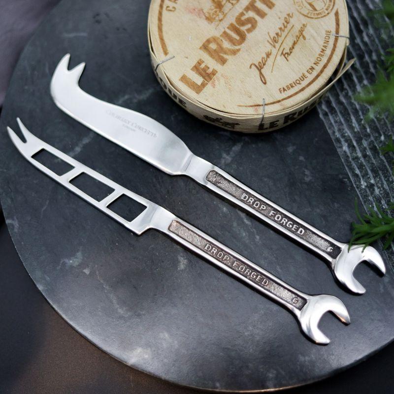 Culinary Concepts Spanner Traditional & Soft Cheese Knife Set