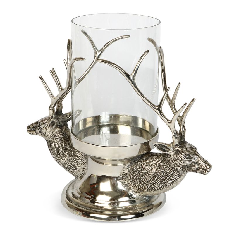 Culinary Concepts Stag Head Hurricane Lantern | PERFECTLY IMPERFECT