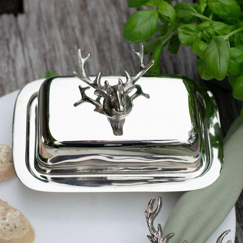Culinary Concepts Stag Large Traditional Butter Dish