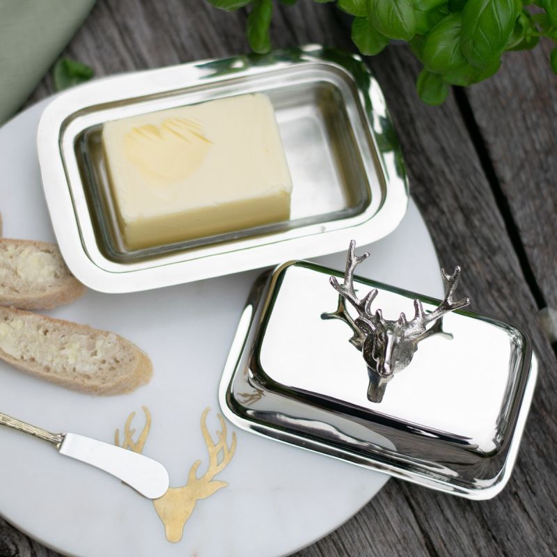 Culinary Concepts Stag Large Traditional Butter Dish