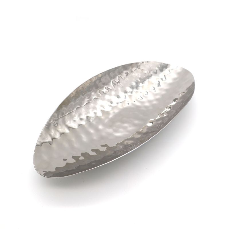 culinary concepts Stainless Steel Hammered Oval Bowl