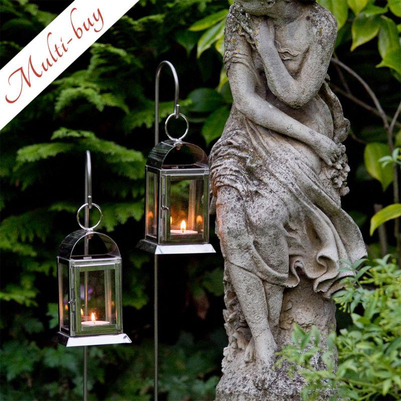 Culinary Concepts Three Mini Arch Tea Light Lanterns & Stakes | MULTI-BUY