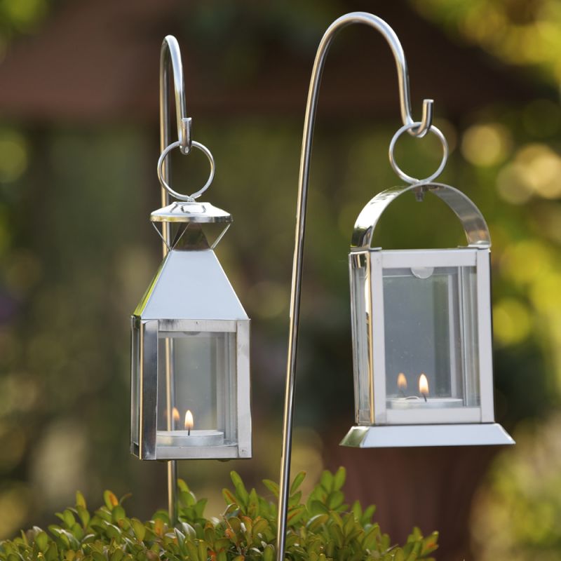 Culinary Concepts Three Mini Arch Tea Light Lanterns & Stakes | MULTI-BUY