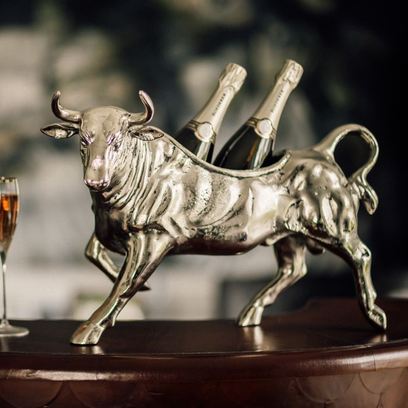 Culinary Concepts Toro Wine Cooler - Antique Silver Finish