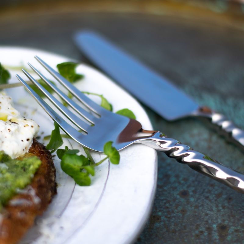 Culinary Concepts Twist Neck Dinner Fork | HANDMADE TO ORDER