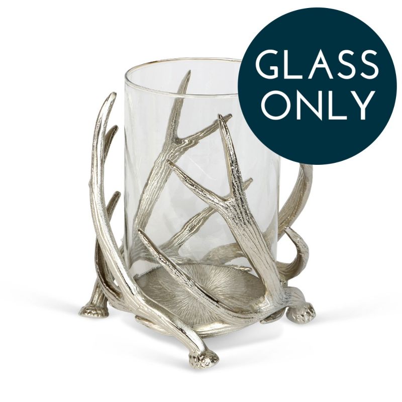 culinary concepts Twisted Antler Hurricane Lantern | REPLACEMENT GLASS ONLY