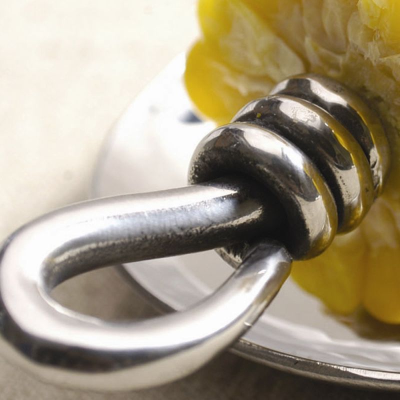 Culinary Concepts Two Pairs Of Polished Knot Corn On The Cob Skewers