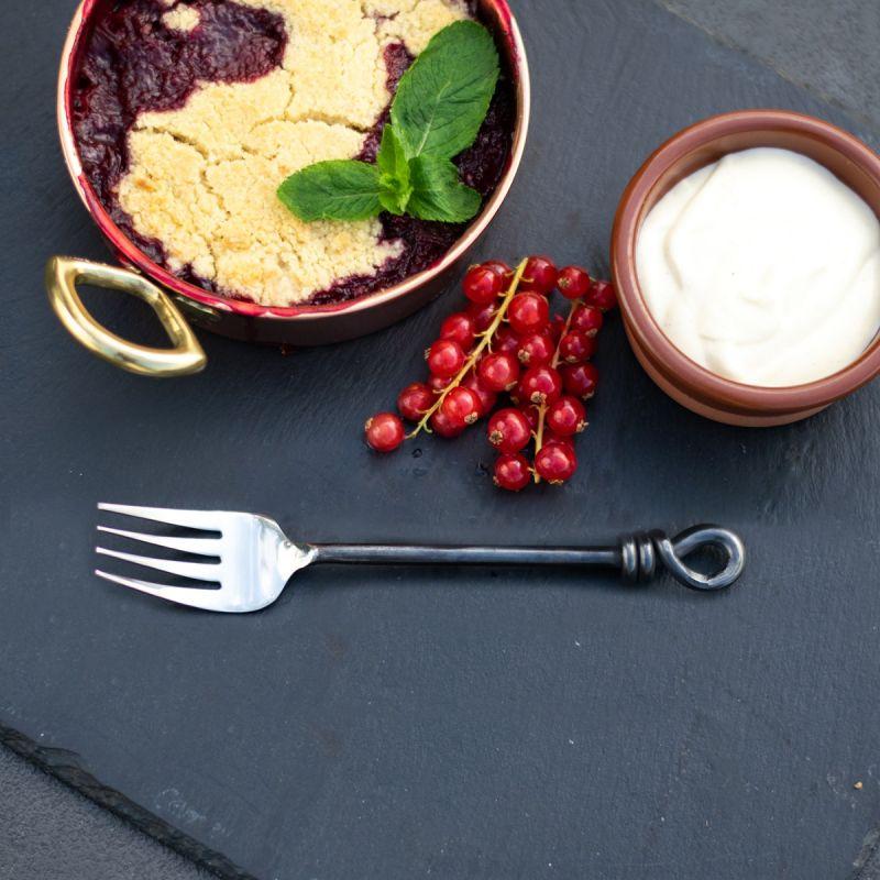 Culinary Concepts Unpolished Knot Dessert / Appetiser Fork