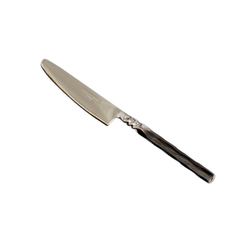 culinary concepts Unpolished Twist Neck Dinner Knife