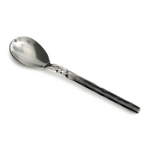 culinary concepts Unpolished Twist Neck Large Tea Spoon | HANDMADE TO ORDER
