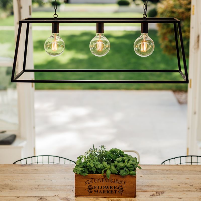 Culinary Concepts Vienna Triple Trapeze Chandelier Frame