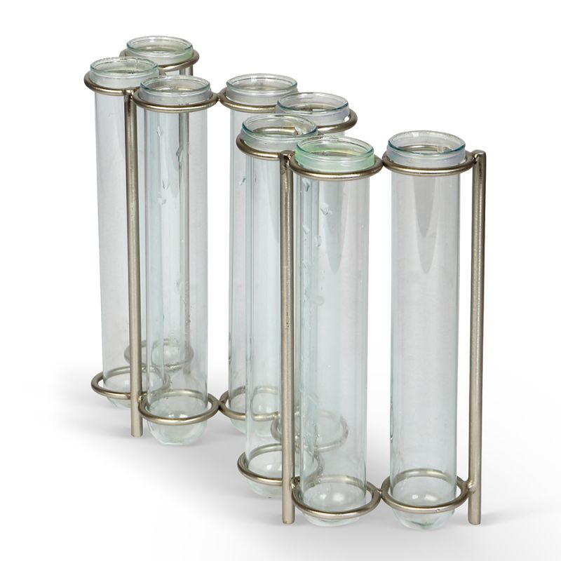 Culinary Concepts W-Shaped Glass Test Tube Table Vase