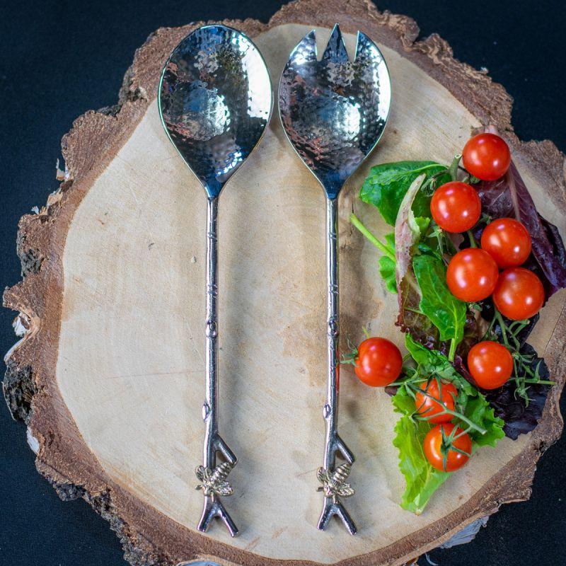 Culinary Concepts Woodland Bee Set Of Salad Servers