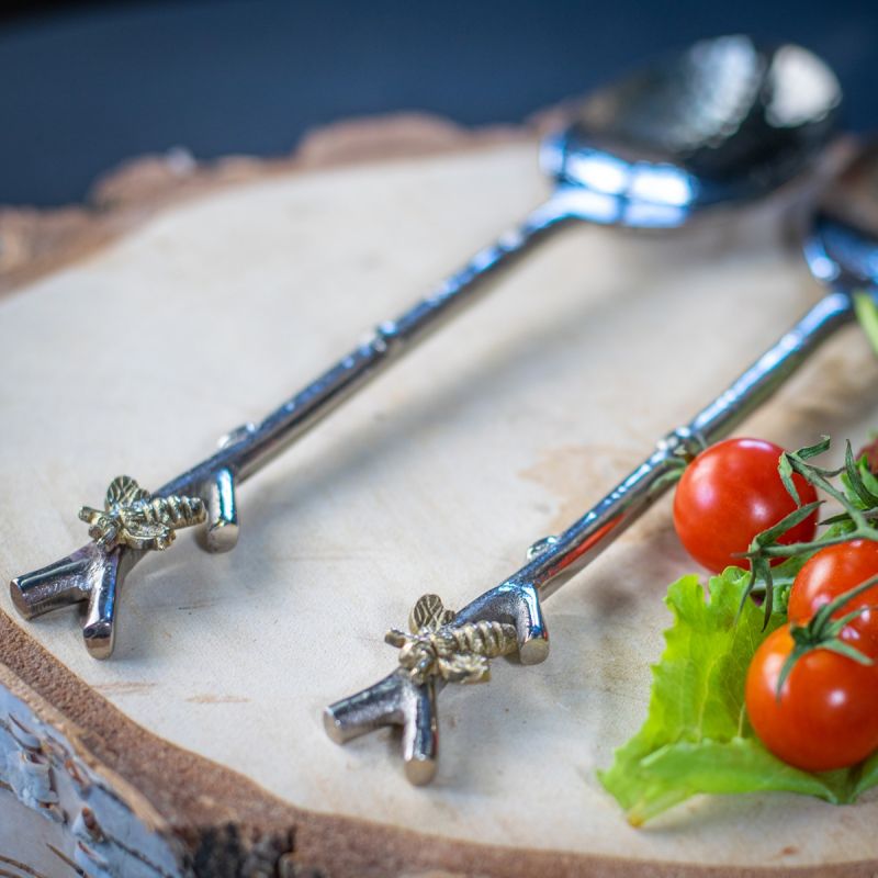 Culinary Concepts Woodland Bee Set Of Salad Servers