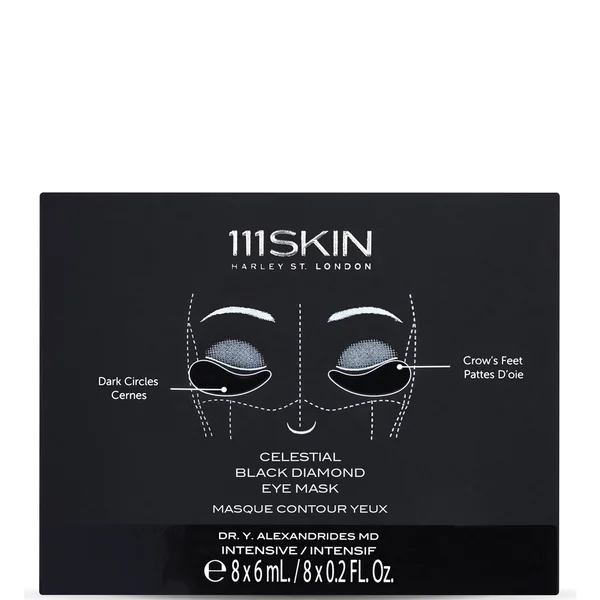 cult 111SKIN Celestial Black Diamond Eye Mask - Box 48ml