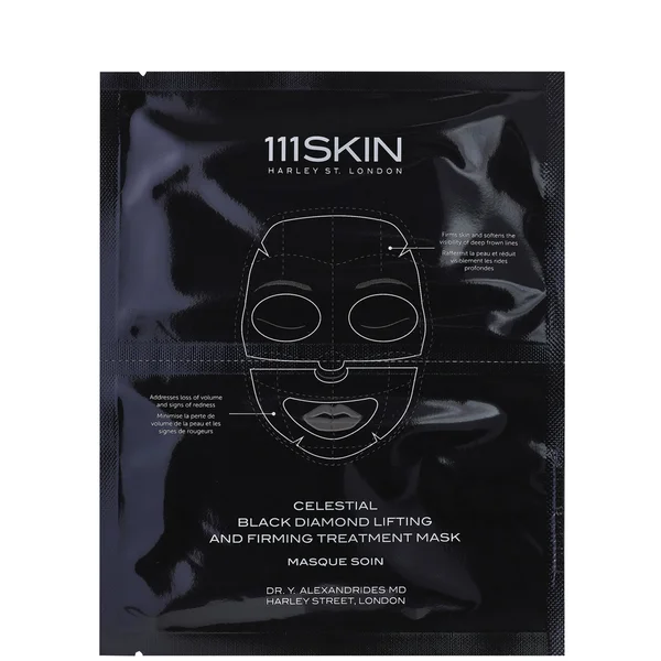 Cult 111SKIN Celestial Black Diamond Lifting And Firming Treatment Mask Box 155 Ml