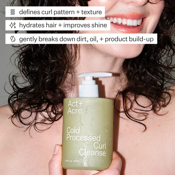 Cult Act+Acre Cold Processed Curl Cleanse Shampoo 296ml