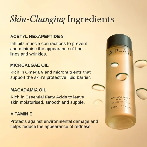 Cult Alpha-H Firming Peptide Body Oil With Hexapeptide-8 100ml