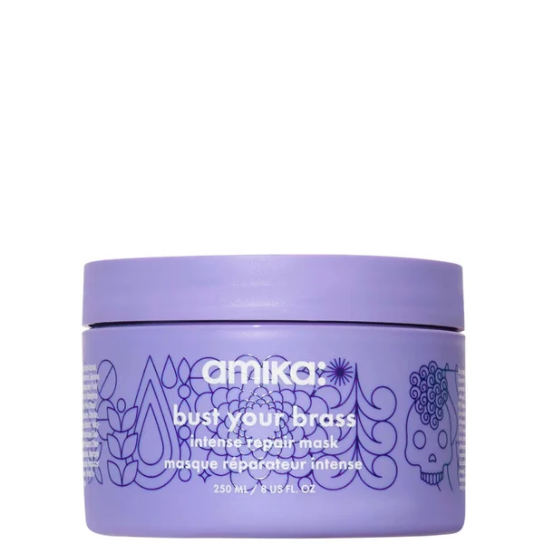 cult Amika Bust Your Brass Cool Blonder Intense Repair Mask 250ml