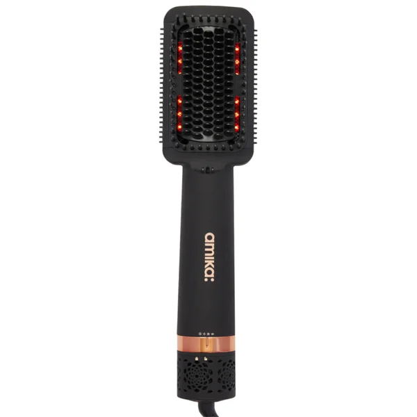 cult amika Double Agent 2-in-1 Straightening Blow Dry Brush