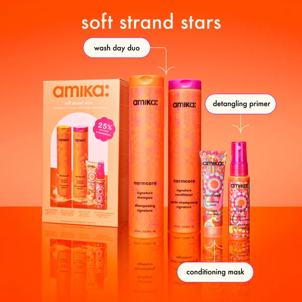 Cult Amika Soft Strands Stars Nourishing Wash + Care Set