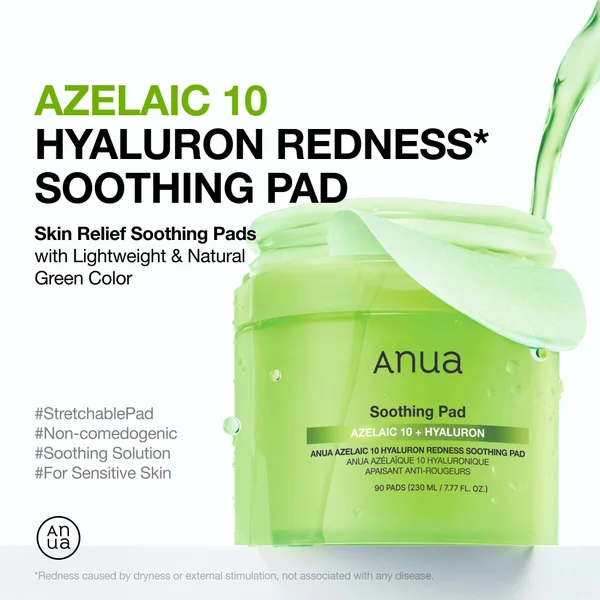 Cult Anua Azelaic 10 Hyaluron Redness Soothing Pad 230ml