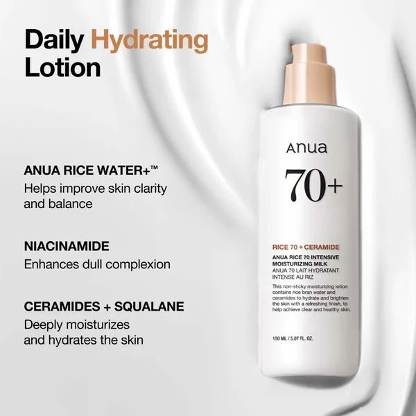 Cult Anua Rice 70 Intensive Moisturising Milk 150ml