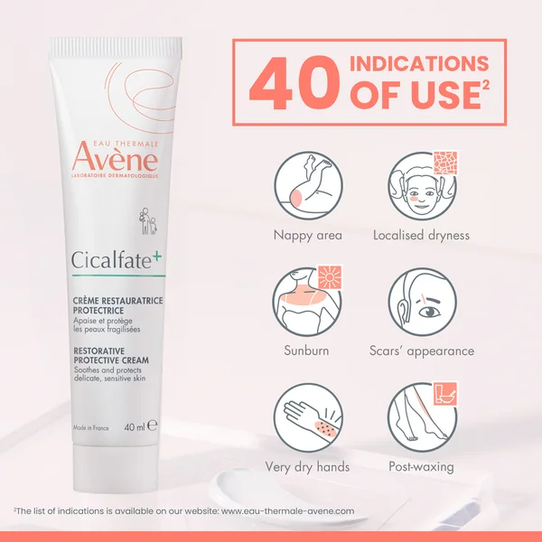 Cult Avène Cicalfate+ Restorative Protective Cream For Very Sensitive Skin 40ml