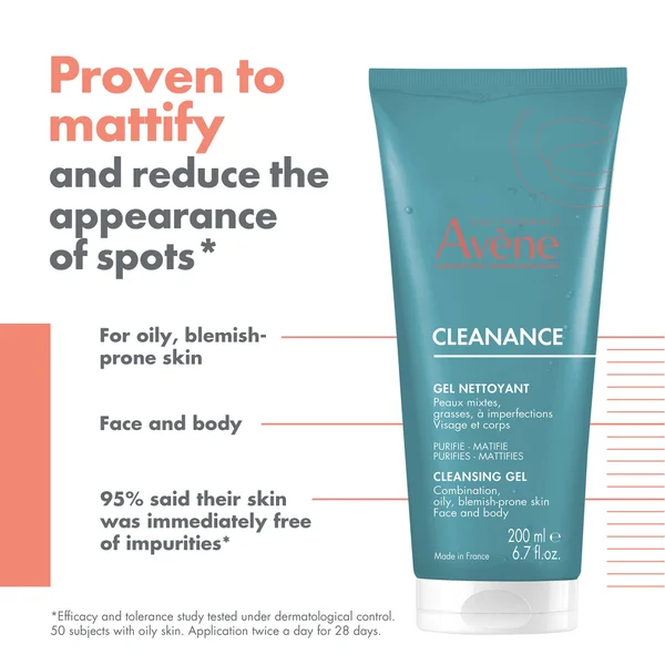 Cult Avène Cleanance Cleansing Gel For Oily Blemish-Prone Skin 200ml